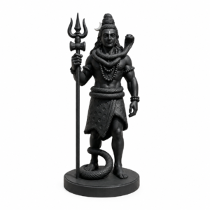 Lord Shiva Standing Idol with Trishul